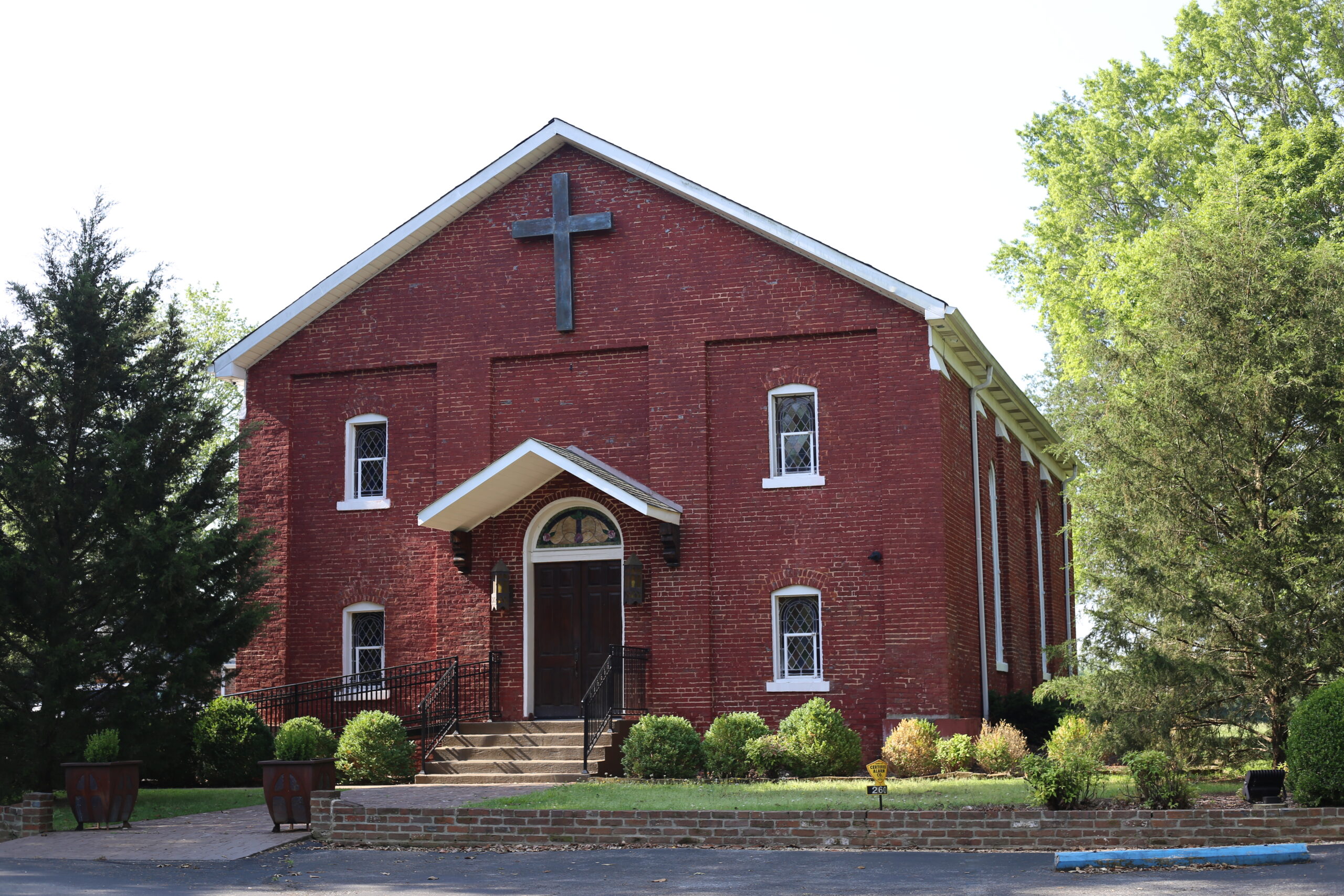 Front of Old Brick Church building
